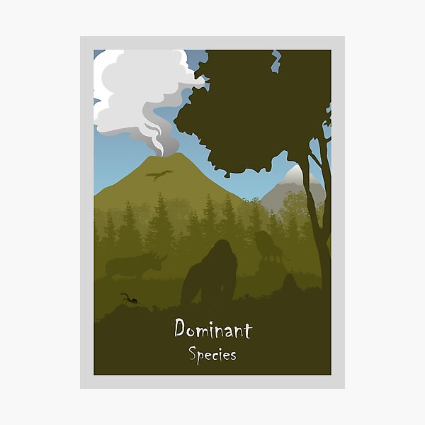 Artikel-Vorschau von Dominante Spezies - Brettspiele - Minimalistischer Reiseposterstil - Brettspielkunst, designt und verkauft von MeepleDesign.