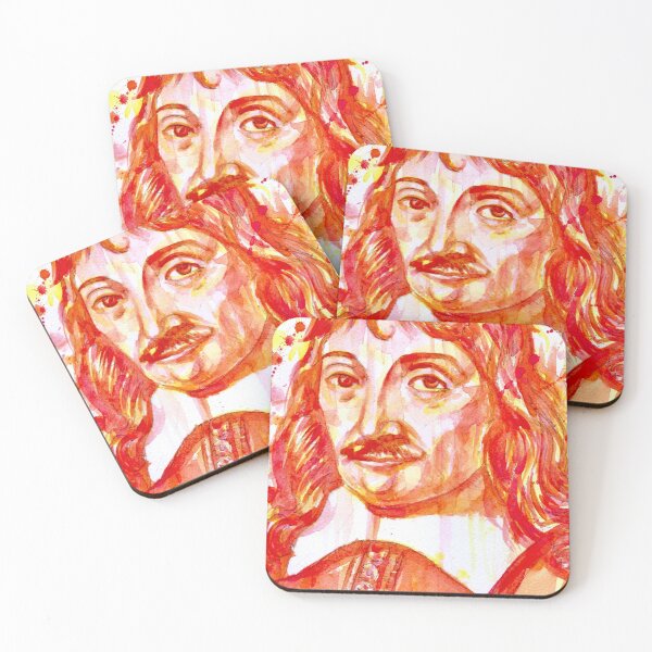 Item preview, DESCARTES -watercolor portrait .2 designed and sold by lautir.