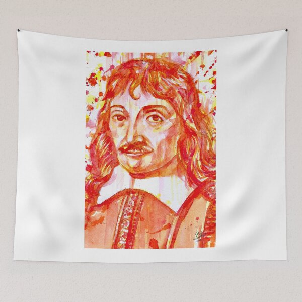 Item preview, DESCARTES -watercolor portrait .2 designed and sold by lautir.