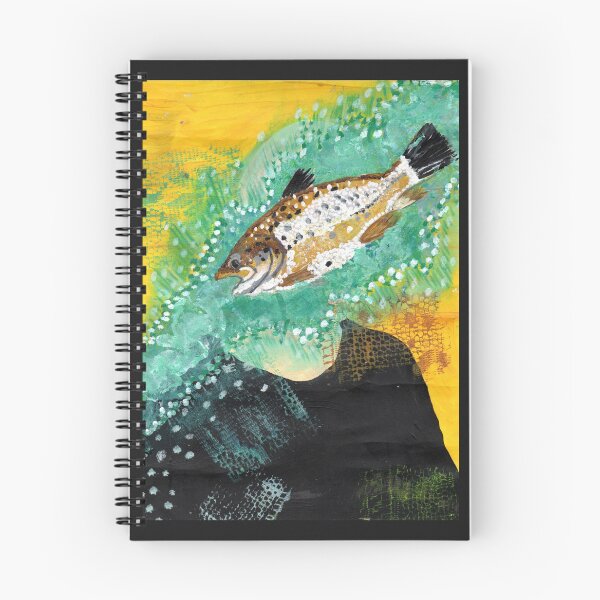 Item preview, TroutHead fish portrait designed and sold by PotofBasil.