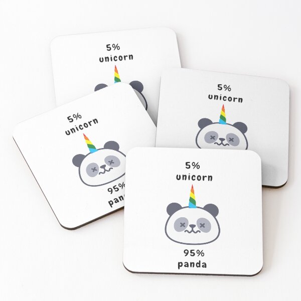 Item preview, Unicorn and Panda funny  designed and sold by Priyesh Rao.