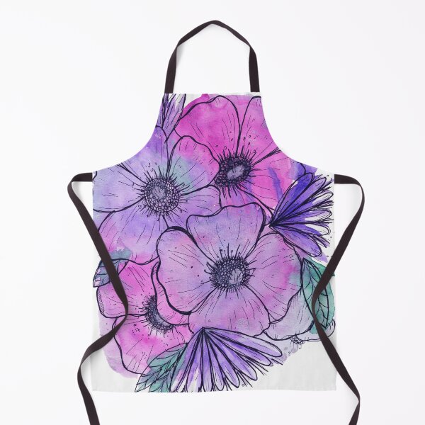 Item preview, Purple Florals with Silver Accent designed and sold by naimystudios.