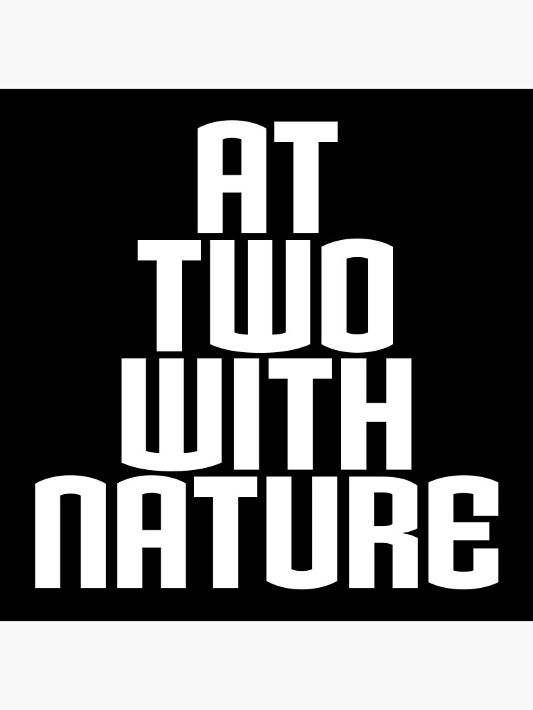 At Two With Nature V9 Poster By X1brett Redbubble