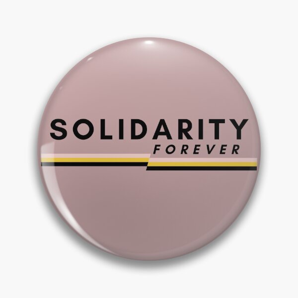 Item preview, Solidarity Forever Black Font Over Stripe Design  designed and sold by Solidarityandco.