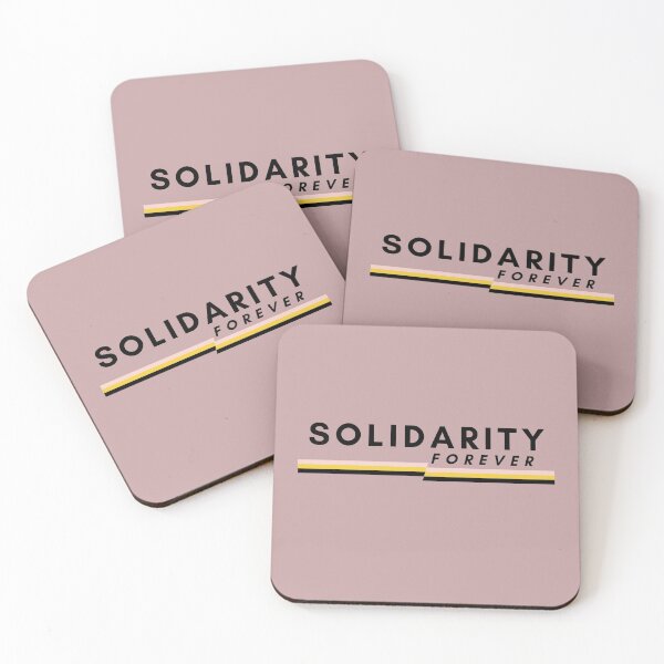 Item preview, Solidarity Forever Black Font Over Stripe Design  designed and sold by Solidarityandco.