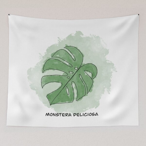 Item preview, monstera deliciosa designed and sold by DanseDesNuances.