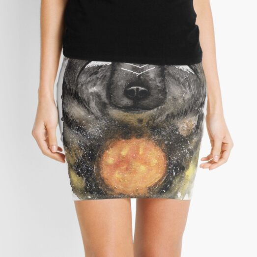 Copernicus the Sun Bear. Mini Skirt