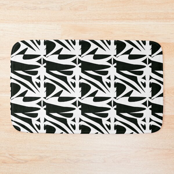 Item preview, abstract black and white 4 designed and sold by CottagePop.