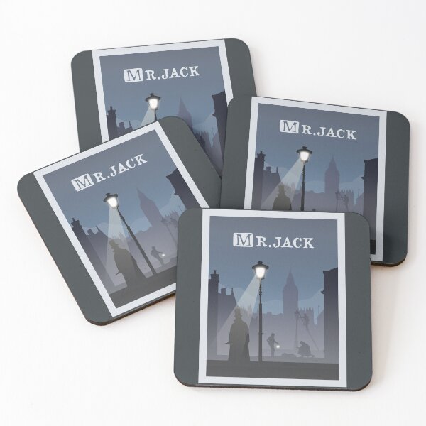 Item preview, Mr Jack - Board Games - Minimalist Travel Poster Style - Board Game Art designed and sold by MeepleDesign.