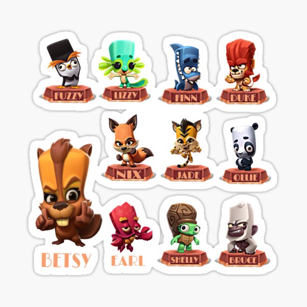 Zooba Nix Stickers for Sale