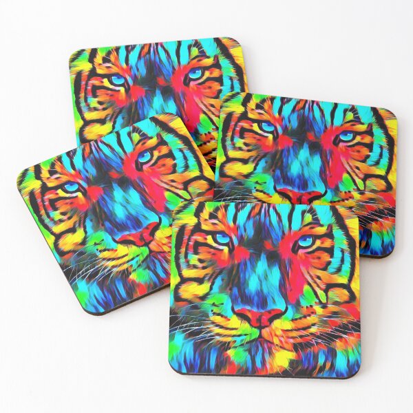 Item preview, tiger look art painting designed and sold by MXanwar.