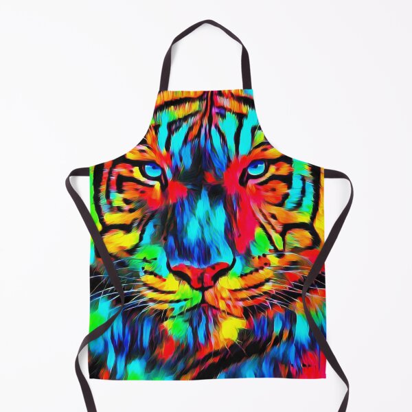 Item preview, tiger look art painting designed and sold by MXanwar.