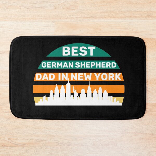 Item preview, German Shepherd Dad - New York - Best Dad - Vintage designed and sold by Beyond Words.