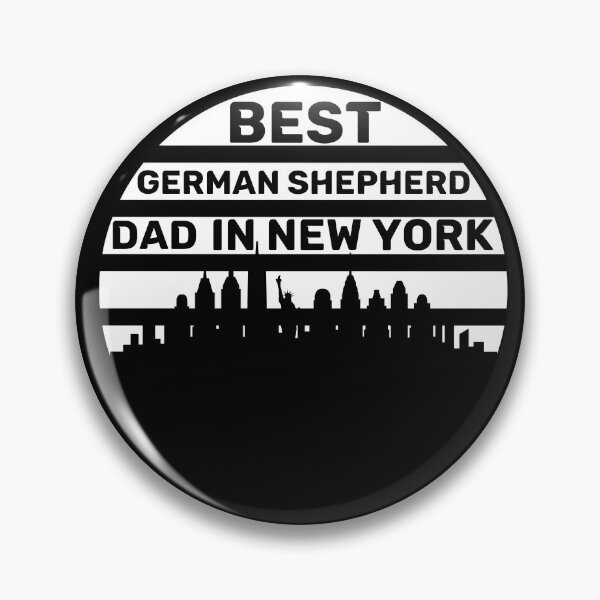 Item preview, German Shepherd Dad - New York - Best Dad - Black designed and sold by Beyond Words.