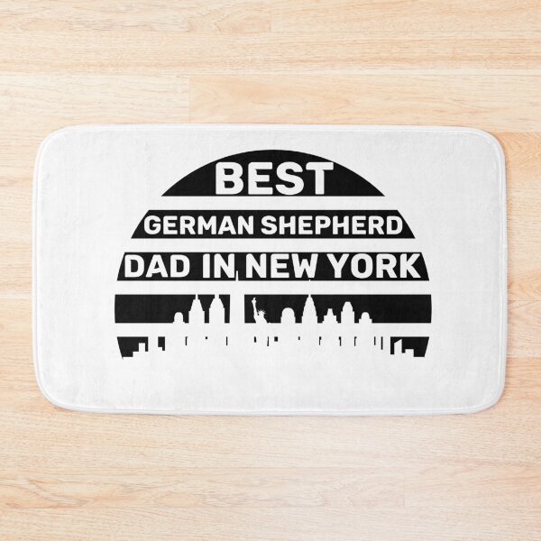 Item preview, German Shepherd Dad - New York - Best Dad - White designed and sold by Beyond Words.