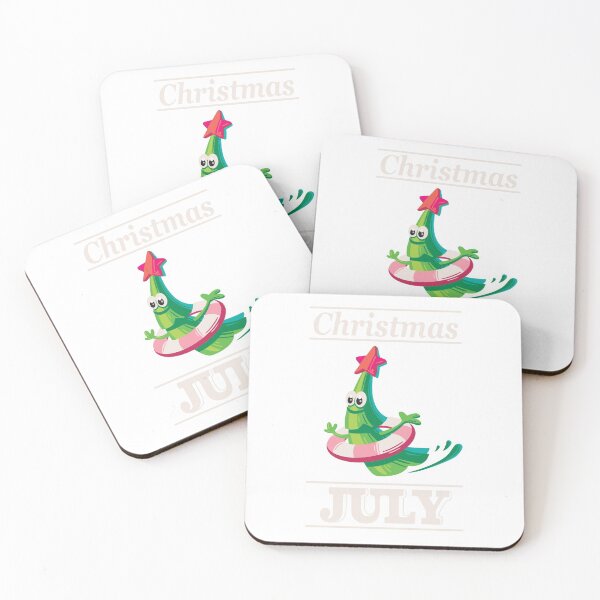 Item preview, Merry Christmas in July Summer \ Fir-tree on vacation  designed and sold by AnnaRuz.