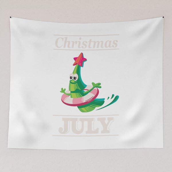 Item preview, Merry Christmas in July Summer \ Fir-tree on vacation  designed and sold by AnnaRuz.