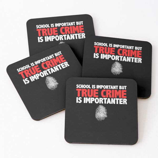 Item preview, School Is Important But True Crime Is Importanter designed and sold by Nessshirts.