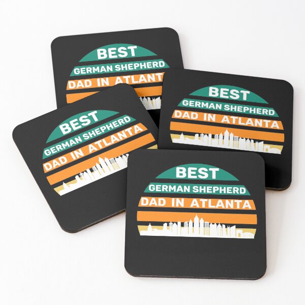 Item preview, German Shepherd Dad -  Atlanta - Best Dad - Vintage designed and sold by Beyond Words.