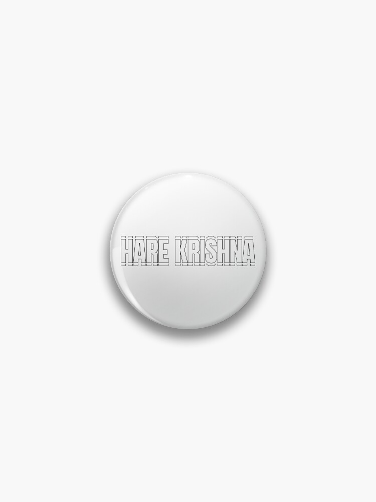 Hare Krishna Mahamantra Pin for Sale by Mandala108