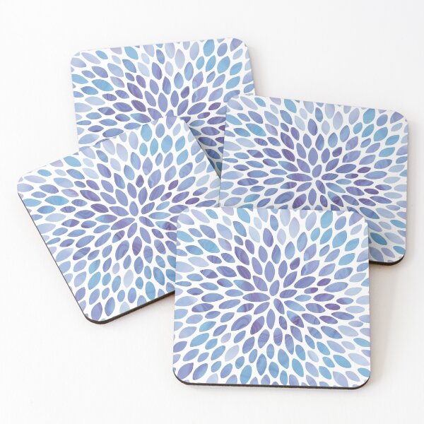 Item preview, Floral Bloom Watercolor, Purple and Blue designed and sold by meggydesigns.