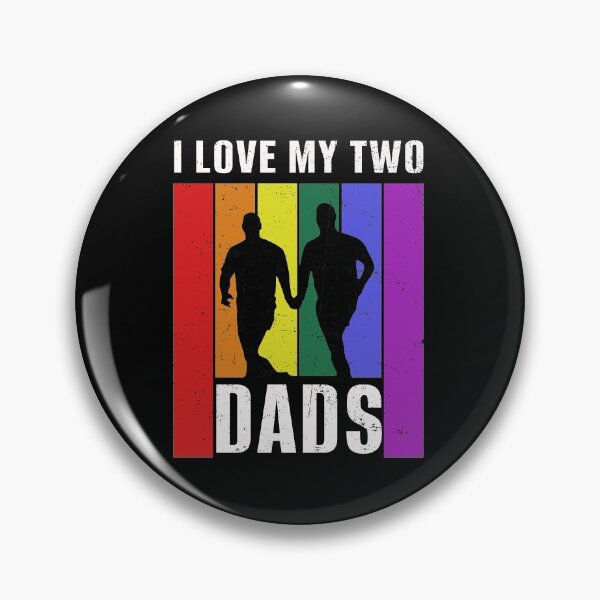 Item preview, I Love My Two Dads Gay Pride Flag LGBTQ Cool LGBT Ally Gift designed and sold by elisamarez97.