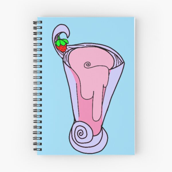 Item preview, Strawberry milkshake- blue designed and sold by beckyhowling.