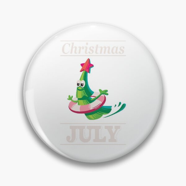 Item preview, Merry Christmas in July Summer \ Fir-tree on vacation  designed and sold by AnnaRuz.