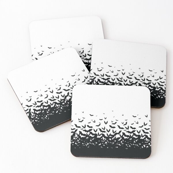 Item preview, Bats (black on white) designed and sold by Robert Ropars.