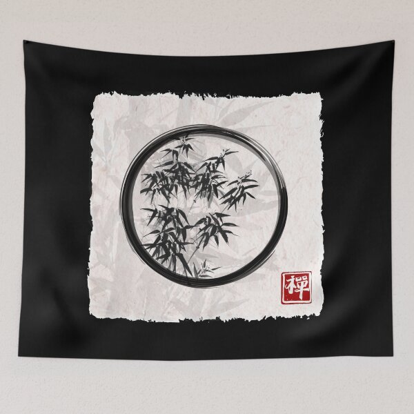 Item preview, Enso Bamboo Kanji Zen designed and sold by ElenaDanilo.