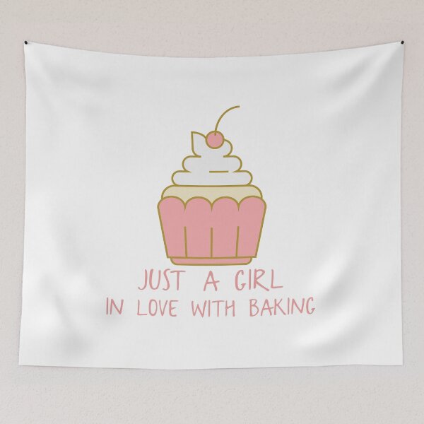 Item preview, Just A Girl In Love With Baking designed and sold by sunnyxvibesss.