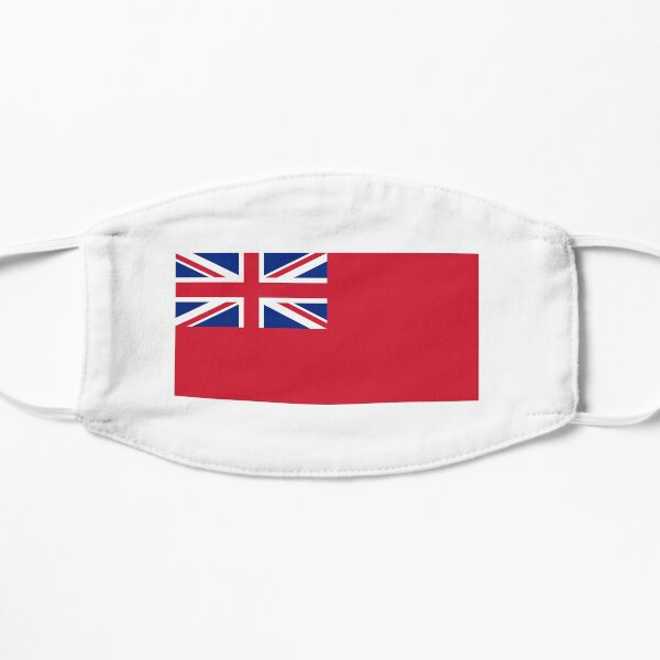 Red Ensign. NAVY, Merchant Navy, Flag, Red Duster, Royal Navy Flag. Flat Mask