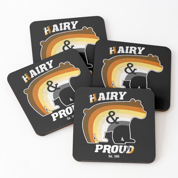 Item preview, Gay Men Hairy Proud Bear Gay Pride Flag  designed and sold by TheAplus.