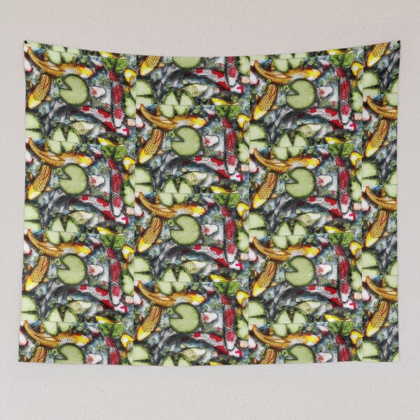 Item preview, Colorful Koi Pond designed and sold by Drewho.