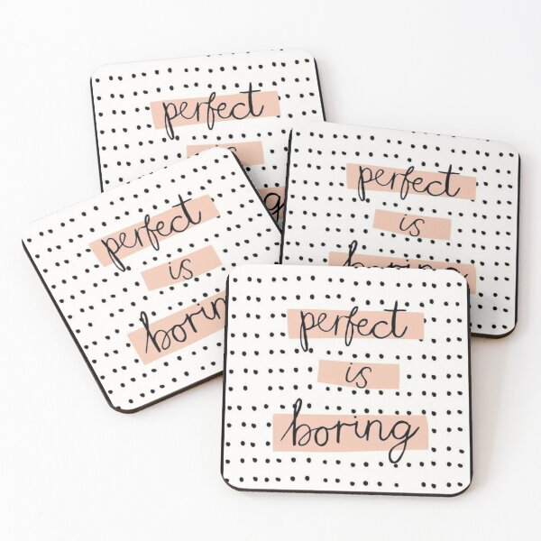 Item preview, Perfect is Boring designed and sold by Solidarity & Co..