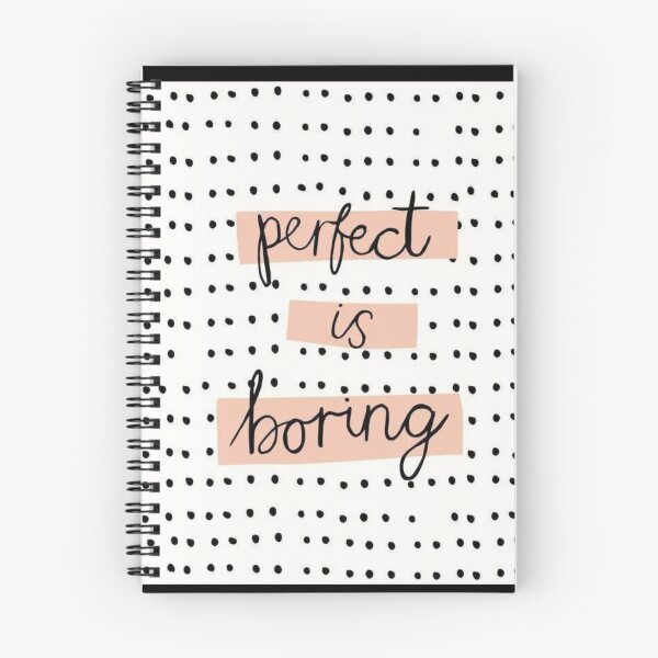 Item preview, Perfect is Boring designed and sold by Solidarityandco.
