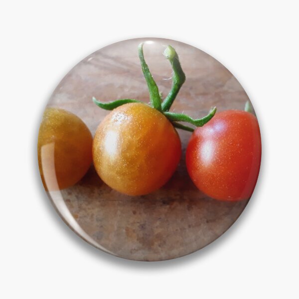 Item preview, 3 Cherry Tomatoes on Wood Background designed and sold by Beachy.