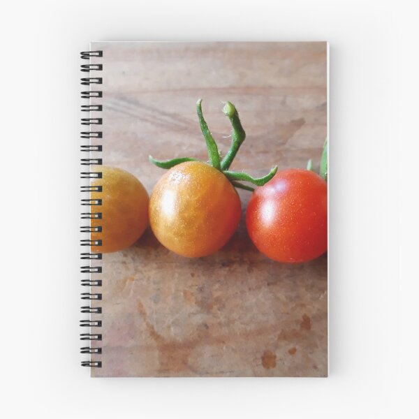 Item preview, 3 Cherry Tomatoes on Wood Background designed and sold by Beachy.