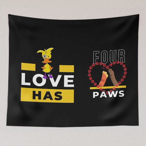 Item preview, LOVE HAS FOUR PAWS designed and sold by veronicajorge.