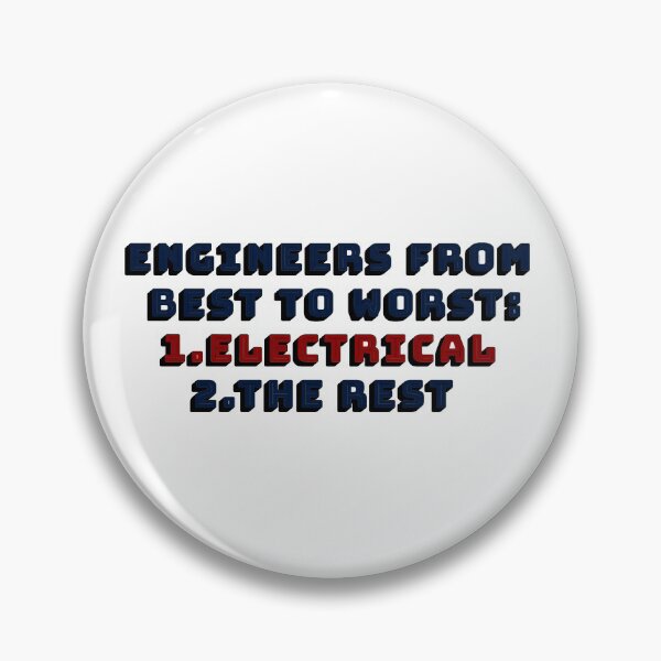 Item preview, Engineers From Best To Worst Electrical Engineering designed and sold by Rulaly.