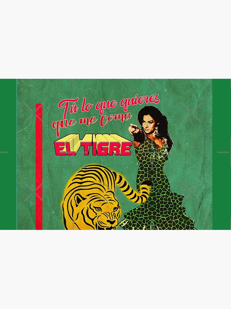 Imagen 4 de 4, Bolsos de mano con la obra Lola Flores Que me coma el tigre, diseñada y vendida por danimota.
