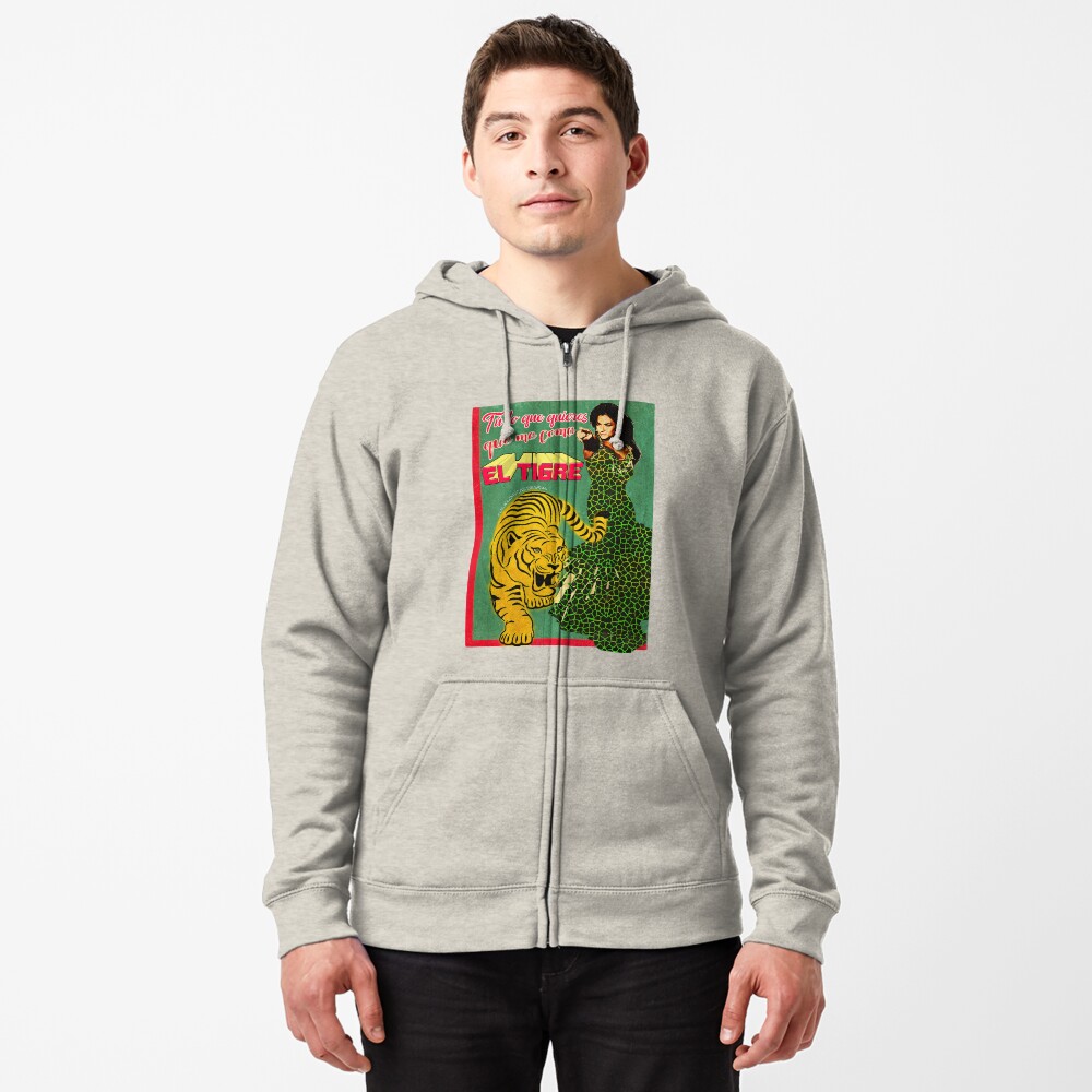Vista previa del artículo con la obra «Sudadera con capucha y cremallera», diseñado y vendido por danimota.