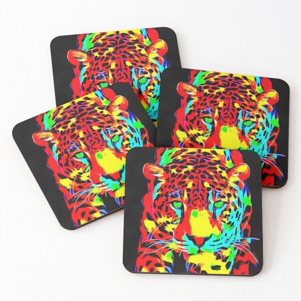 Item preview, colorful tiger art painting designed and sold by MXanwar.