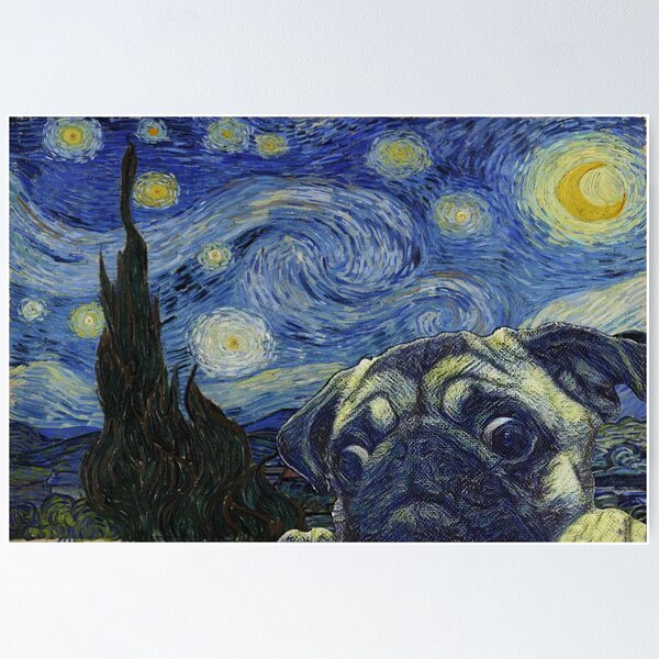 Pug Dog Wall Art for Sale