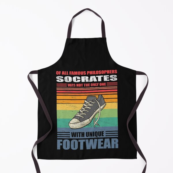 Item preview, Vintage Sneaker Philosopher Sokrates Footwear Funny Sneaker Quote designed and sold by TheAplus.