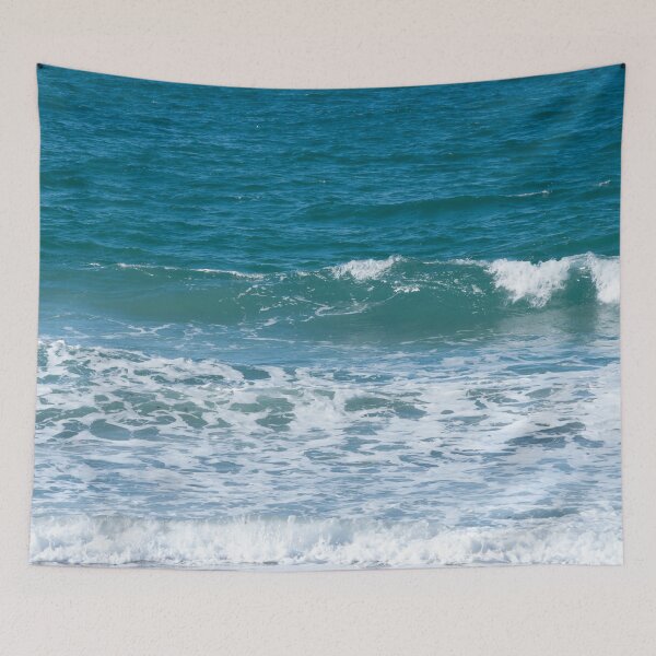 Item preview, Ocean waves breaking at shore designed and sold by LindaCooke.