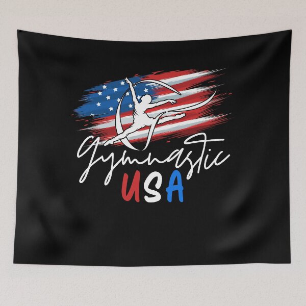 Item preview, Gymnastics USA Support the Team USA Flag designed and sold by FucaGirl.