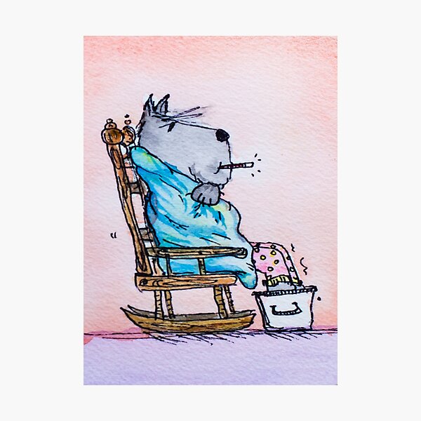 Item preview, Poor Scottie isn't feeling well! designed and sold by Scootersscottie.