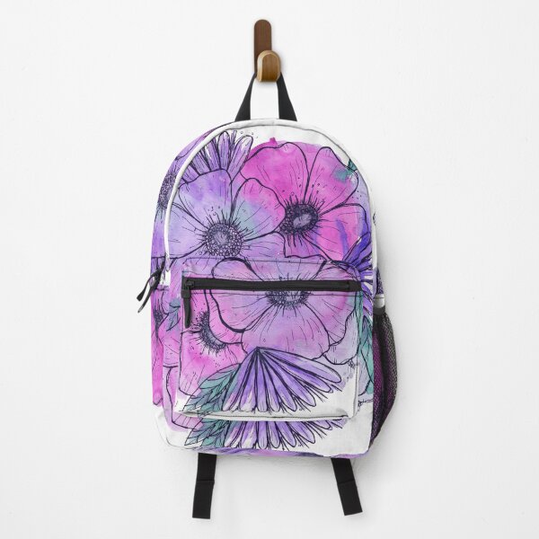 Item preview, Purple Florals with Silver Accent designed and sold by naimystudios.