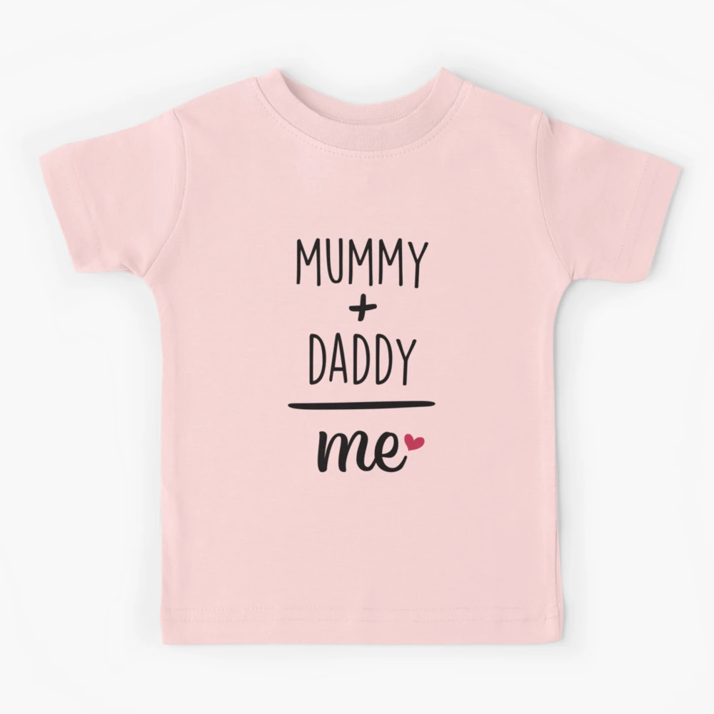mummy daddy baby t shirt